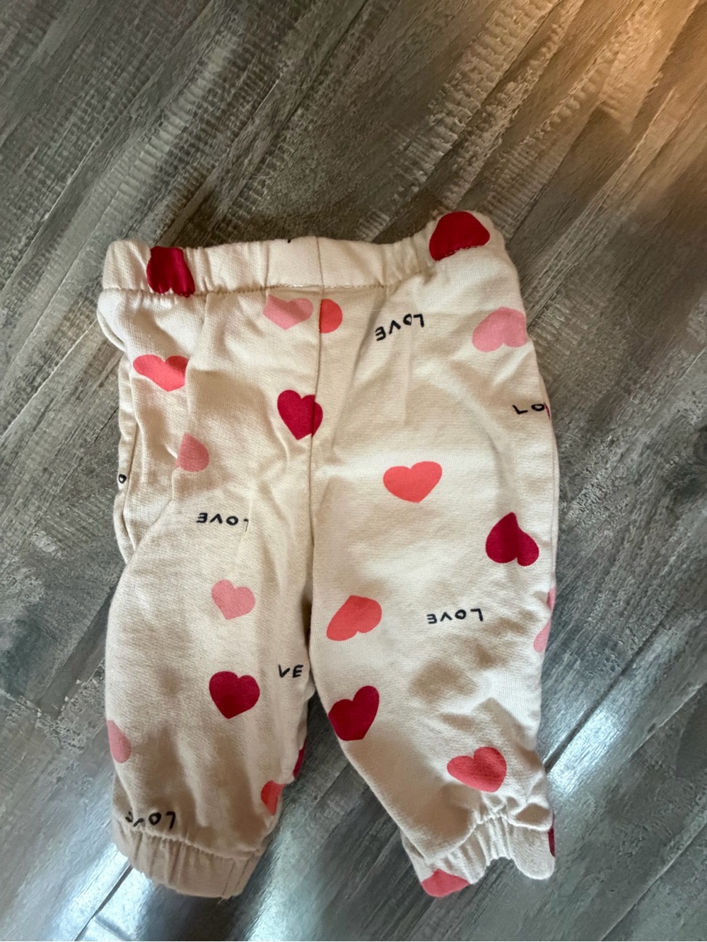 Carter's Cream Zip Hoodie with Pink & Red Heart Print - Picture 7 of 10
